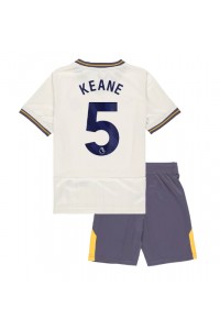 Everton Michael Keane #5 Babytruitje 3e tenue Kind 2024-25 Korte Mouw (+ Korte broeken)